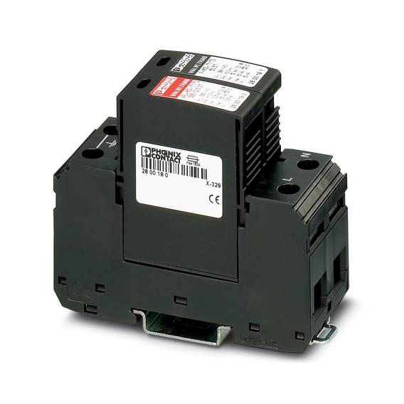 Obrázok pre Stopper PHOENIX CONTACT, AC Type 1+2, 1-phase, PROTECTION VAL-MS-T1/T2 335/12.5/1+1
