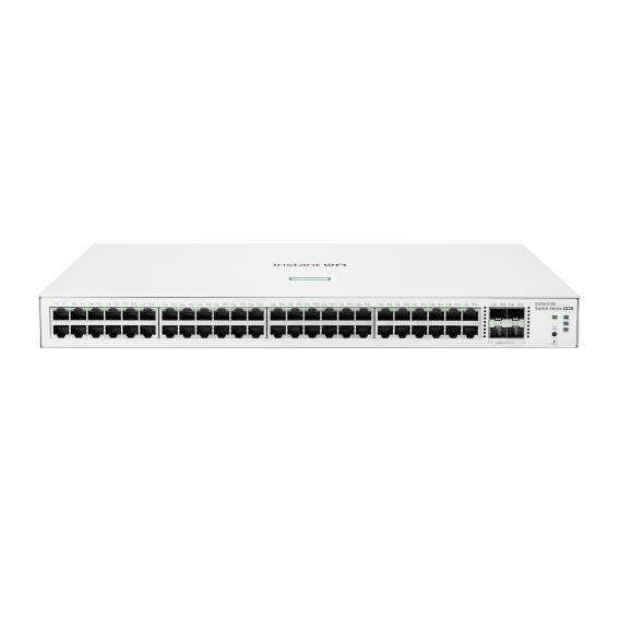 Obrázok pre HPE Aruba Networking Networking Instant On Switch 48p Gigabit 4p SFP 1830 Řízený L2 Gigabit Ethernet (10/100/1000) 1U