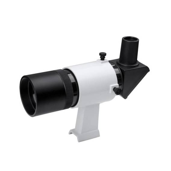 Obrázok pre Skywatcher 9x50 finder scope with angle attachment straight 90 (black)