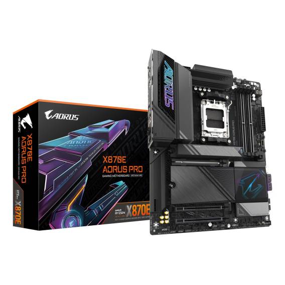 Obrázok pre GIGABYTE X870E AORUS PRO základní deska AMD X870E Zásuvka AM5 ATX