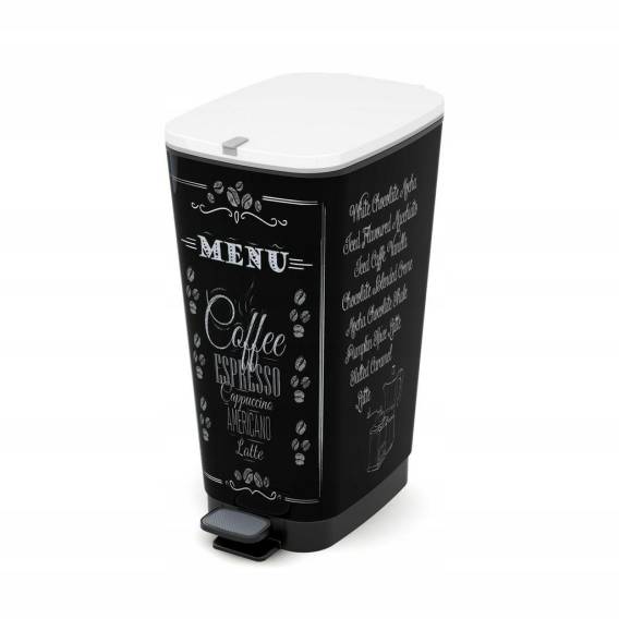 Obrázok pre Keter garbage bin Coffe Menu 50L