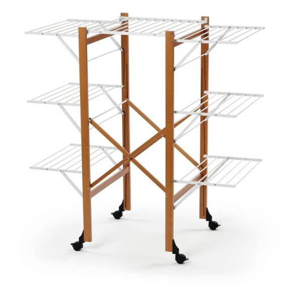 Obrázok pre ARREDAMENTI AQUILONE Drying rack - 132 x 67 cm, Brown