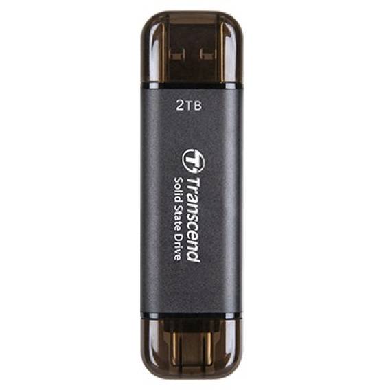 Obrázok pre Transcend TS2TESD310C externí SSD disk 2 TB USB typ A na USB typ C 3.2 Gen 2 (3.1 Gen 2) Černá