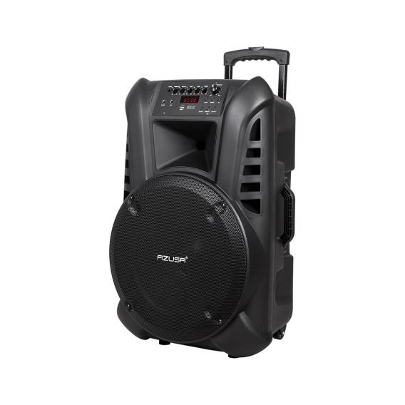 Obrázok pre Active loudspeaker (with 2 wireless microphones, SD, Bluetooth, USB) 15" 120W
