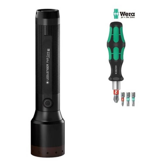 Obrázok pre Ledlenser P6R core flashlight + WERA set