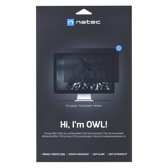 Obrázok pre NATEC FILTR OCHRANY SOUKROMÍ OWL 17,3“ 16:9