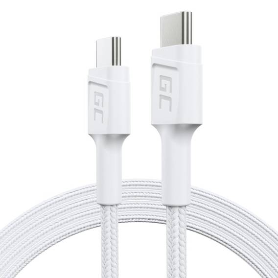Obrázok pre Green Cell KABGC30W USB kabel USB 3.2 Gen 1 (3.1 Gen 1) 1,2 m USB C Bílá