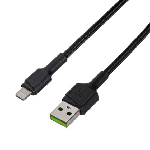 Obrázok pre Green Cell KABGC24 kabel Lightning 0,3 m Černá