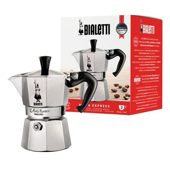 Obrázok pre Bialetti Moka Express Moka konvička Hliník, Černá