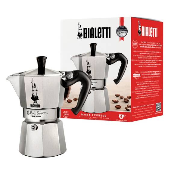Obrázok pre Bialetti Moka Express Moka konvička 0,3 l Hliník, Černá