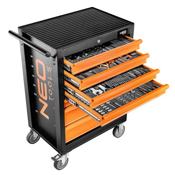 Obrázok pre Workshop cabinet, 7 drawers + 176 tools