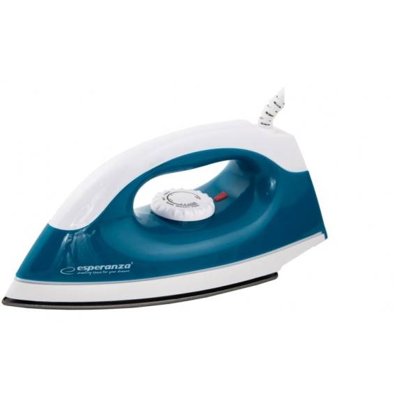 Obrázok pre Esperanza TRAVEL IRON SMOOTHER Suché žehlení Nepřilnavá žehlicí plocha 1200 W Modrá, Bílá
