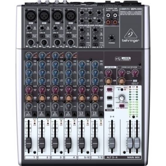 Obrázok pre Behringer Xenyx 1204USB audio mixér 12 kanály/kanálů Šedá