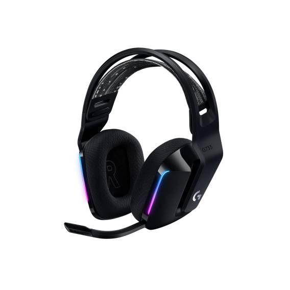 Obrázok pre Logitech G G733 Sluchátka s mikrofonem Bezdrátový Přes hlavu Hraní Černá