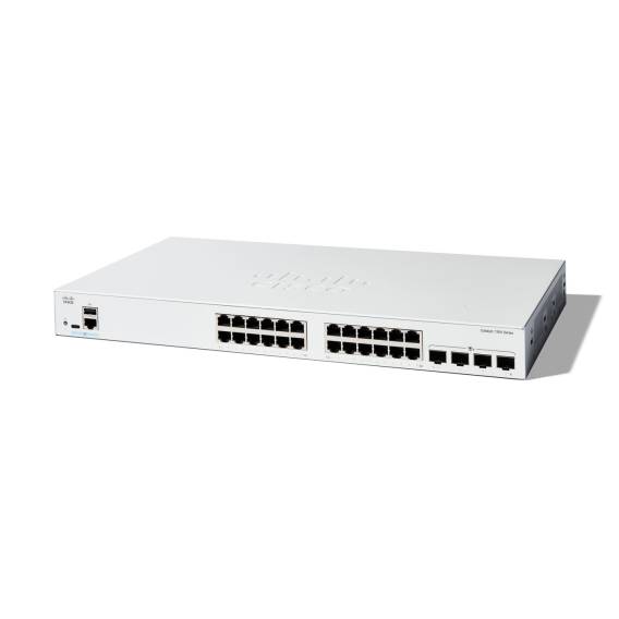 Obrázok pre Cisco C1300-24T-4X síťový přepínač Řízený L2/L3 Gigabit Ethernet (10/100/1000) Bílá