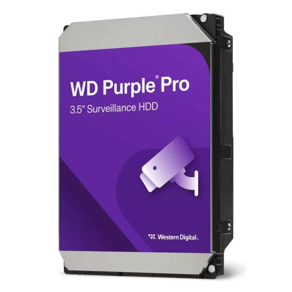 Obrázok pre Western Digital Purple Pro WD122PURP vnitřní pevný disk 12 TB 7200 ot/min 512 MB 3.5" Serial ATA III
