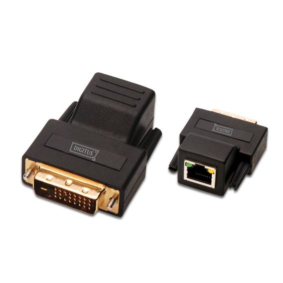 Obrázok pre Digitus DS-54101 kabelová redukce RJ-45 F DVI-D M Černá