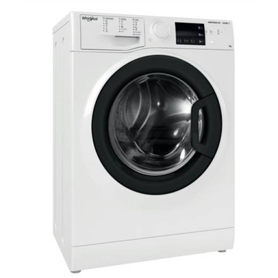 Obrázok pre Whirlpool Washing machine | WRSB 7259 WB EU | Energy efficiency class B | Front loading | Washing capacity 7 kg | 1200 RPM | Depth 43.5 cm | Width 59.5 cm | Display | LED | Steam function | White