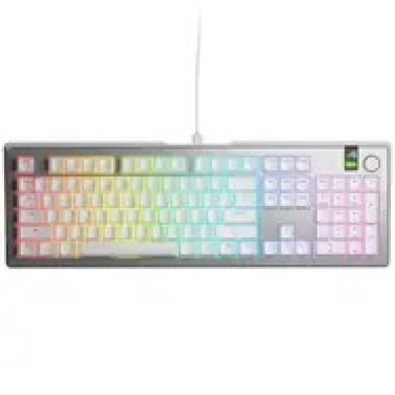 Obrázok pre Glorious GMMK 3 Pro 100% Custom Gaming Keyboard - Pre-Built, ANSI (US), Fox Switches, Silver