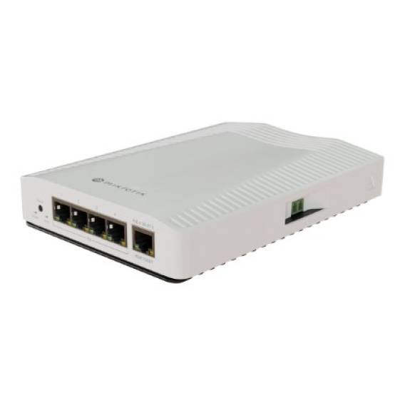 Obrázok pre Mikrotik CRS304-4XG-IN síťový přepínač 10G Ethernet (100/1000/10000) Podpora napájení po Ethernetu (PoE) Bílá
