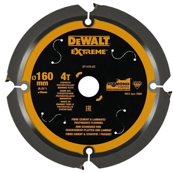 Obrázok pre Disc for laminate, cement, plasterboard 160x20 Z40