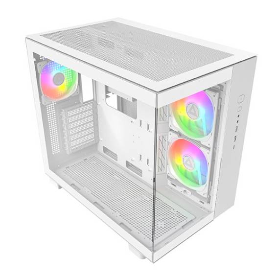 Obrázok pre Montech KING 65 PRO PC Case, Midi-Tower, ATX, ARGB, Tempered Glass - white
