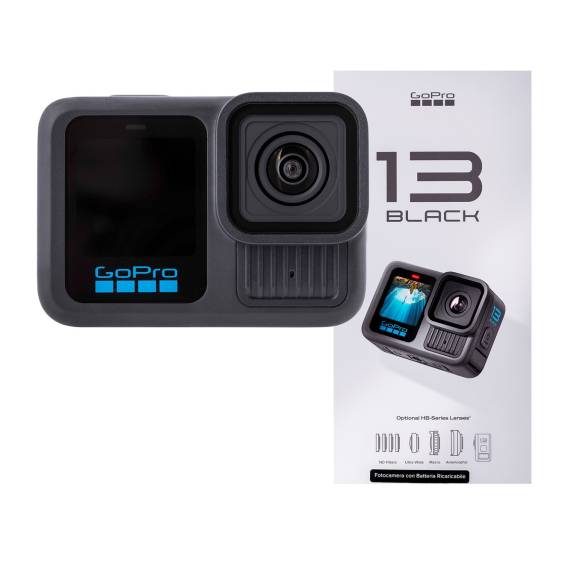 Obrázok pre GoPro HERO13 BLACK outdoorová sportovní kamera 27,6 MP 5.3K Ultra HD CMOS 25,4 / 1,9 mm (1 / 1.9") Wi-Fi 121 g