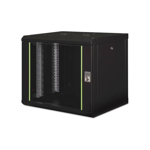 Obrázok pre Digitus DN-19 09-U-SW rack 9U Nástěnný regál Černá