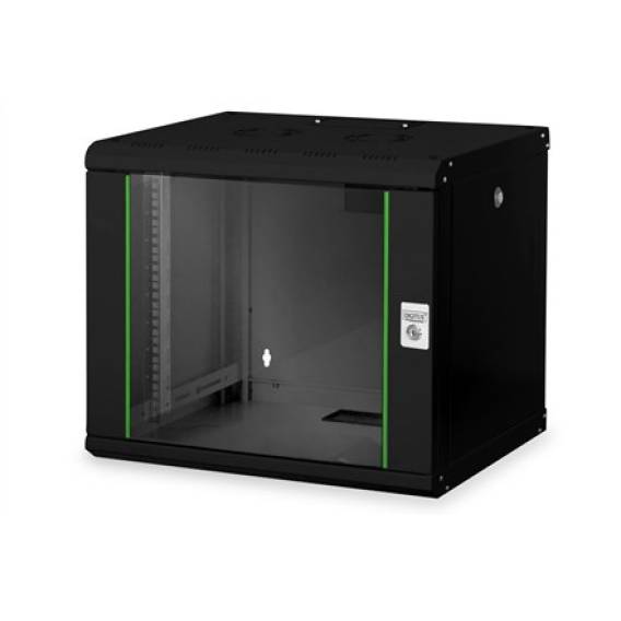 Obrázok pre Digitus DN-19 09-U-SW rack 9U Nástěnný regál Černá