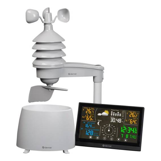 Obrázok pre Denver WS-650 digitální meteorologická stanice Bílá Napájení/baterie
