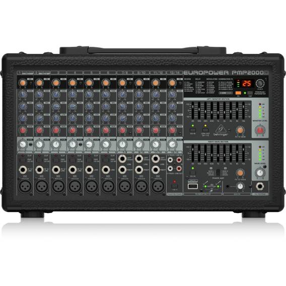Obrázok pre Behringer PMP2000D audio mixér 14 kanály/kanálů Černá