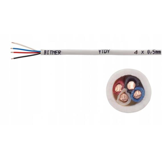 Obrázok pre BITNER YTDY INTERCOM ALARM CABLE 12X0.5 - 100M