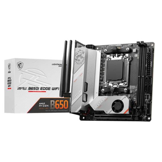 Obrázok pre MSI MPG B650I EDGE WIFI základní deska AMD B650 Zásuvka AM5 Mini ITX