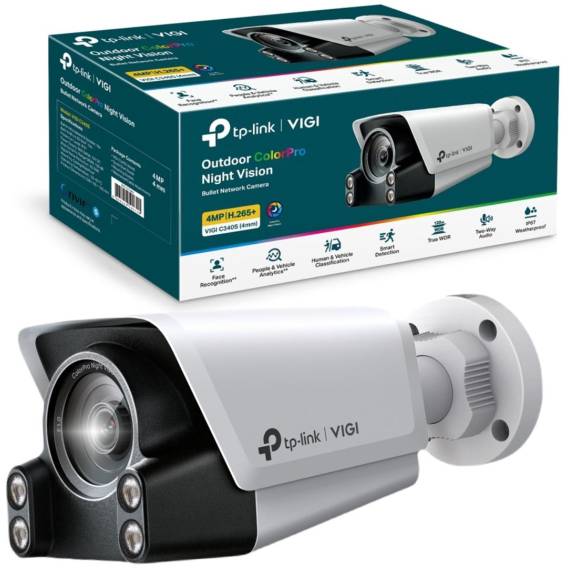 Obrázok pre TP-Link VIGI C340S Kulka (tvar) Bezpečnostní IP kamera Venkovní 2688 x 1520 px Zeď