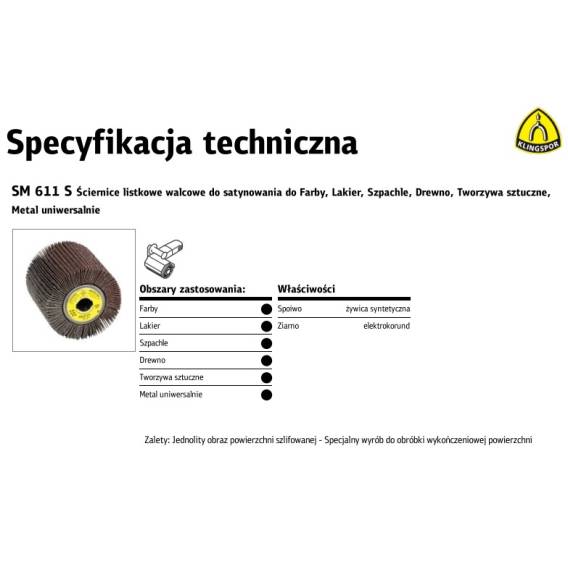 Obrázok pre K. GRINDING WHEEL LEAF 100x100x19 gr.80
