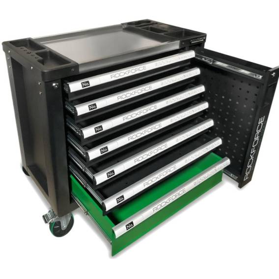 Obrázok pre ROCKFORCE WORKSHOP CABINET+172pcs. TOOLS.