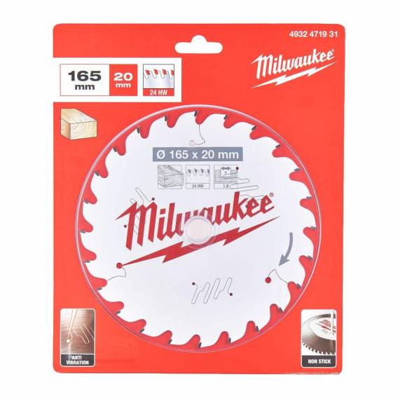 Obrázok pre MILWAUKEE CIRCULAR SAW BLADE 165x20x1.6x40T