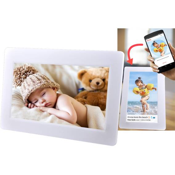 Obrázok pre Kruger&Matz digital photo frame FRAMEO Wi-Fi 15" wooden frame