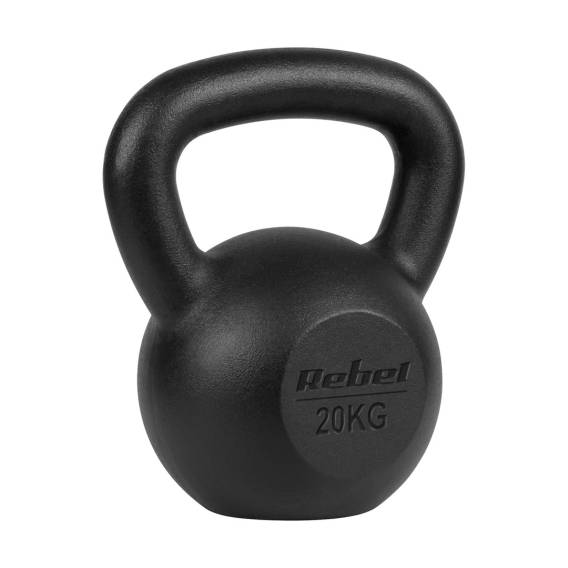Obrázok pre Cast iron kettlebell 20kg, REBEL ACTIVE
