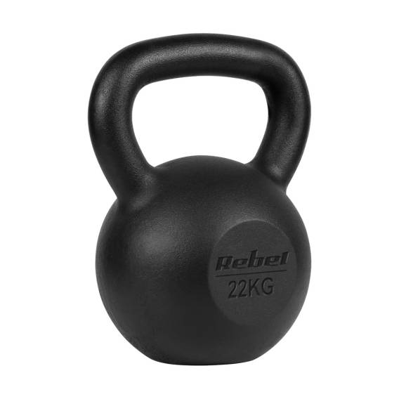 Obrázok pre Cast iron kettlebell 22kg, REBEL ACTIVE