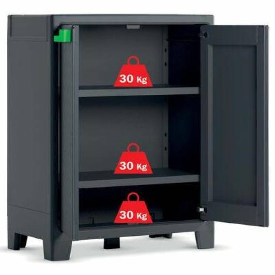 Obrázok pre KETER GARDEN CABINET MOBY WATERPROOF 100x80x44cm IT New