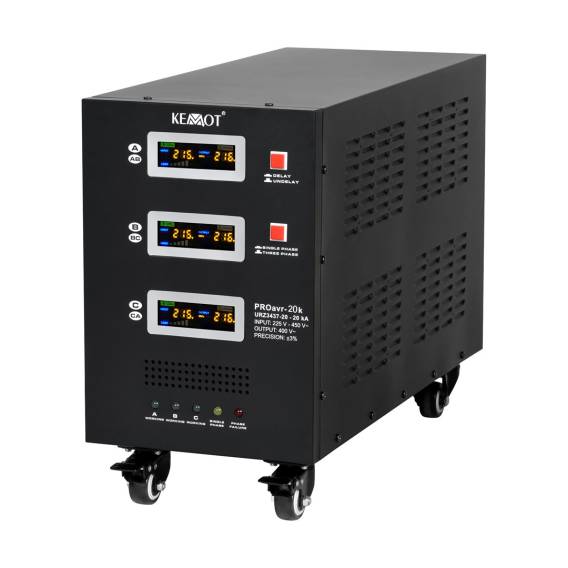 Obrázok pre KEMOT PROavr-20k Automatic Three-Phase Voltage Stabilizer