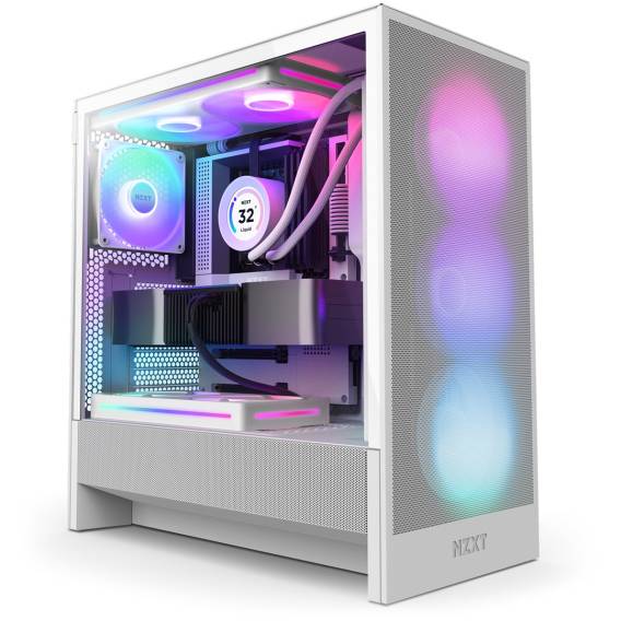 Obrázok pre NZXT H5 Flow RGB Midi Tower Bílá