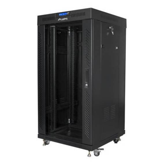 Obrázok pre Lanberg FF01-6622-12BL rack 22U Volně stojící rack Černá