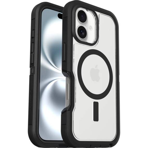 Obrázok pre OB DEFND XTCLEAR APPLE IPHONE16/DARK SIDE - CLEAR/BLACK