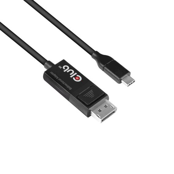 Obrázok pre CLUB3D CAC-1557 adaptér k video kabelům 1,8 m USB typu C DisplayPort Černá