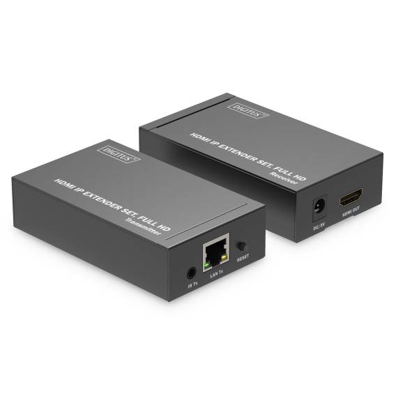 Obrázok pre Digitus DS-55517 AV prodlužovačka AV vysílač a přijímač Černá