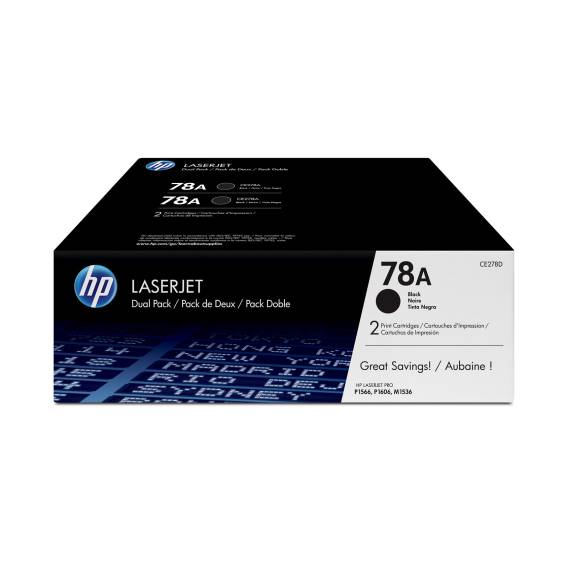 Obrázok pre HP 78A Dvojbalení černé originální tonerové kazety LaserJet