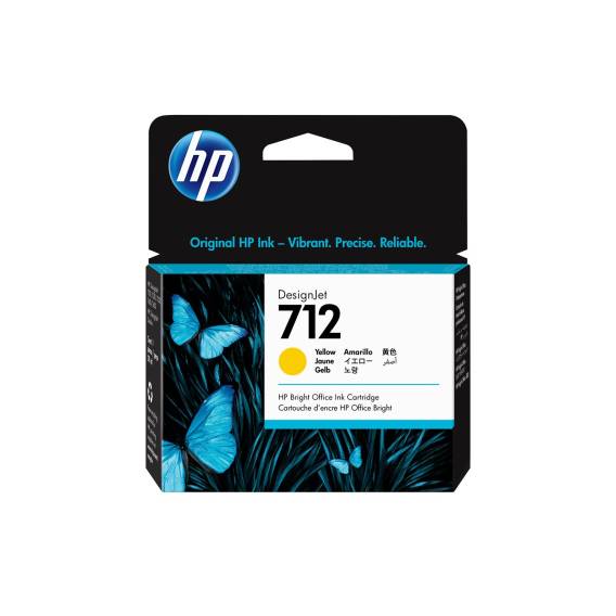 Obrázok pre HP Žlutá inkoustová kazeta 712 DesignJet, 29 ml