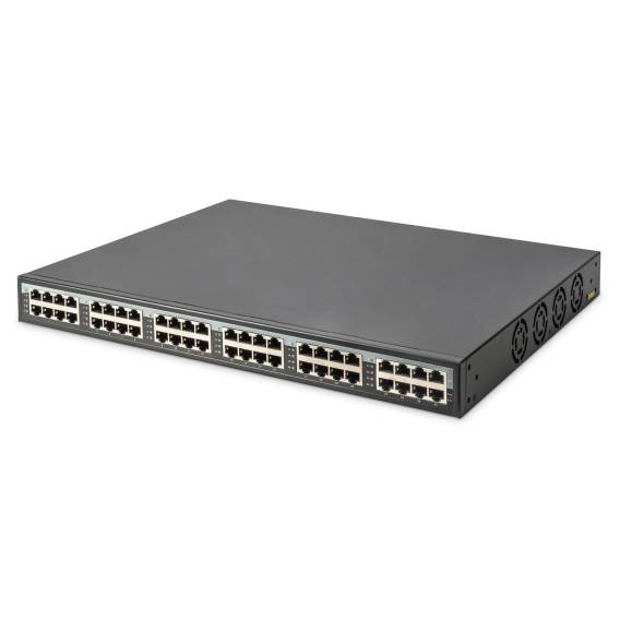 Obrázok pre Digitus DN-95117 síťový přepínač Gigabit Ethernet (10/100/1000) Podpora napájení po Ethernetu (PoE) 1U Šedá